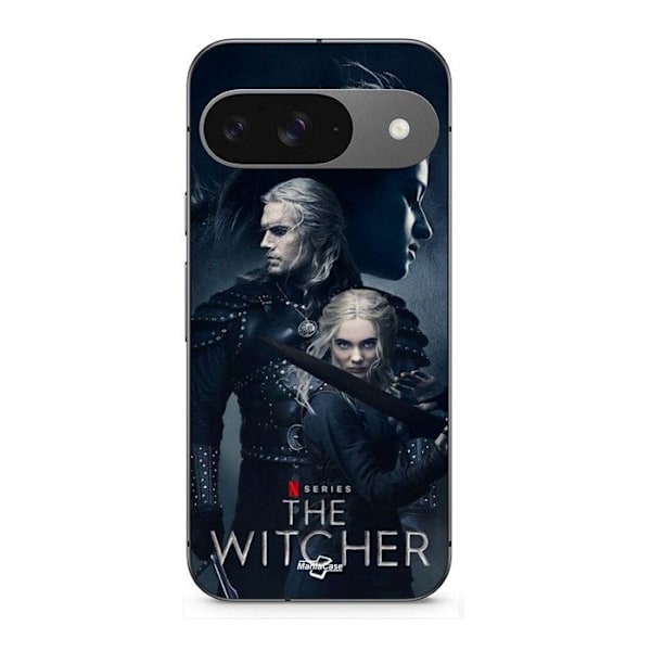 Coque - MANIACASE - Google Pixel 9 - Silikon - Svart - The Witcher Svart