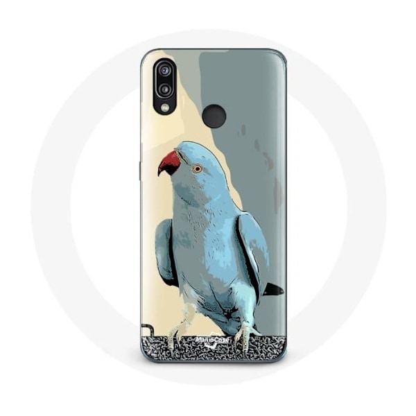 Coque - Huawei - P20 Lite - Mjuk - Papegojor - Blå Blå