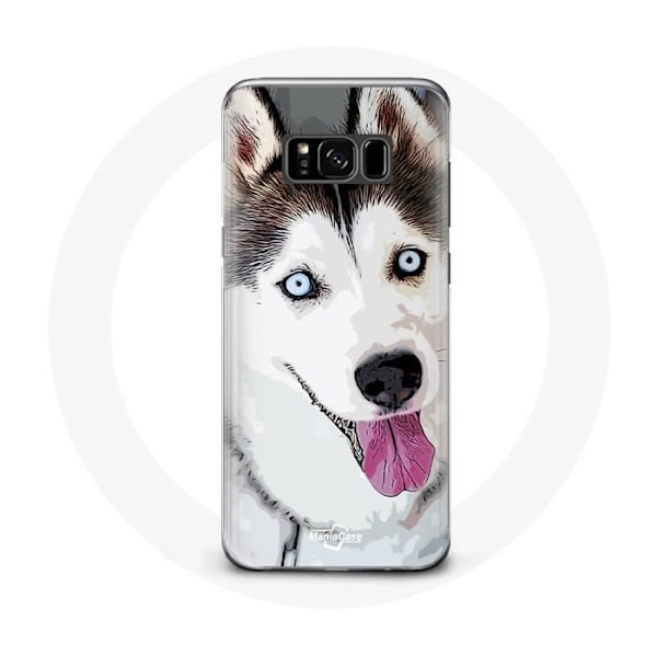 Coque - Husky - Samsung Galaxy S8 - Mjuk - Skydd - Vit Vit