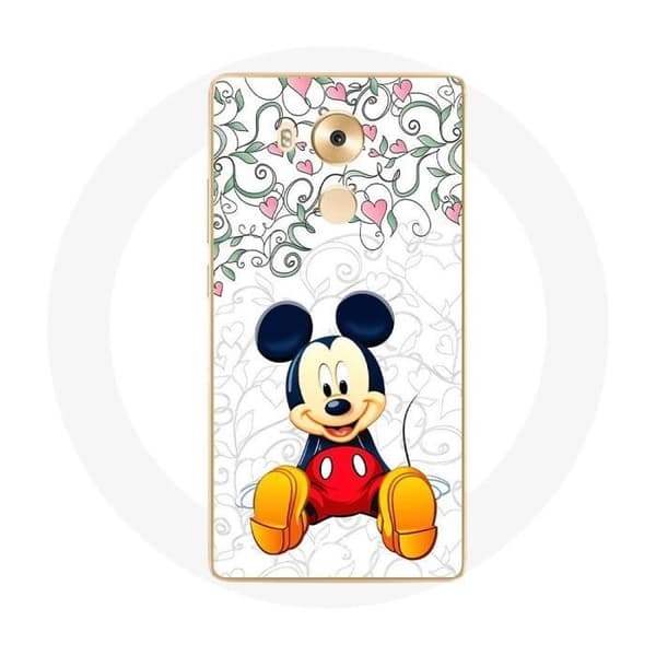 Cover til Huawei Mate 8 Mickey Mouse Blomster Hjerter