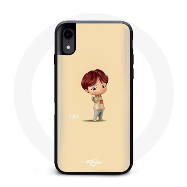 Coque för Iphone XS BTS TinyTAN Animation Suga