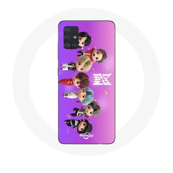 Coque för Samsung Galaxy A51 BTS TinyTAN Animation Affisch RM Jin Suga J-Hope Jimin Jungkook Och V Mic Drop Dans