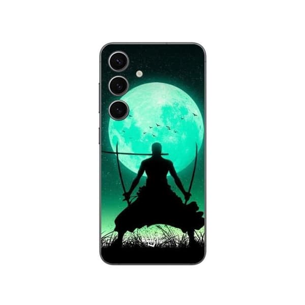 Coque Samsung Galaxy S24 FE roronoa zoro triple svärd fullmåne Maniacase