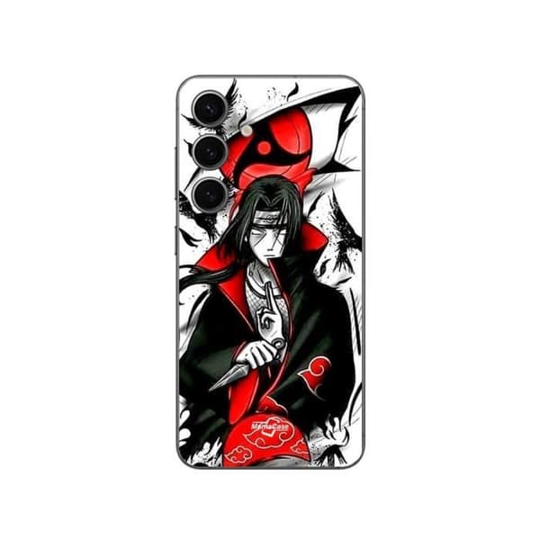 Coque - Samsung - Galaxy S24 - Demon Slayer - Itachi Uchiha - Blød - Sort