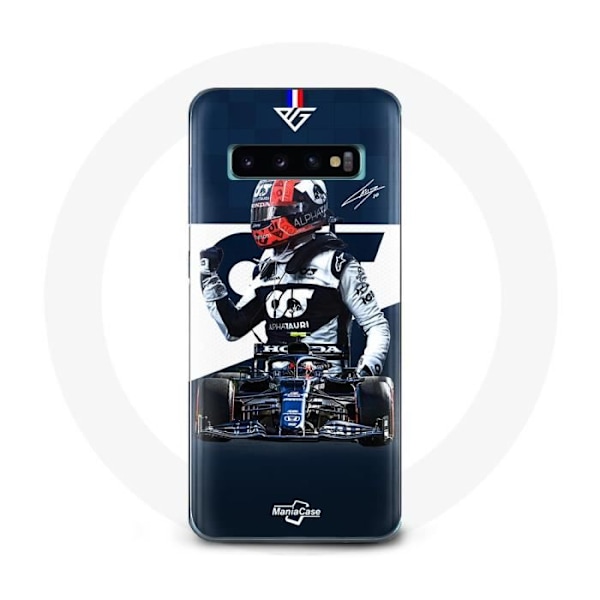 Skydd för Samsung Galaxy S10 edge Formel 1 Max Verstappen F1-förare Blå