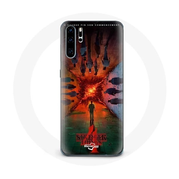 Coque för Huawei P30 Stranger Things Säsong 4 Affisch Utrustning av den Nya Teorin