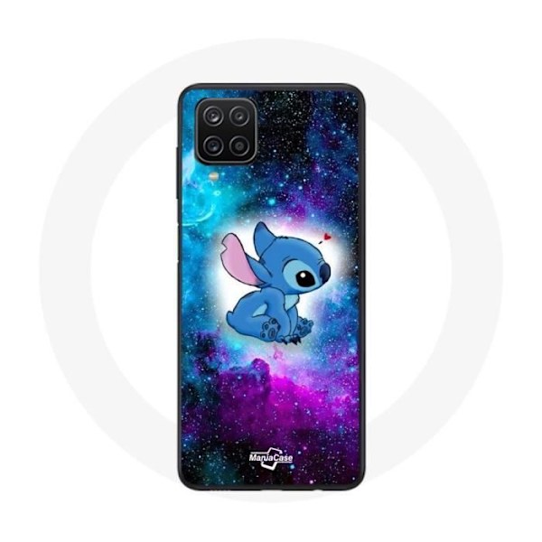 Coque - Maniacase - Galaxy A22 4G - Stitch Ohana - Mjuk - Färgglad Färgad