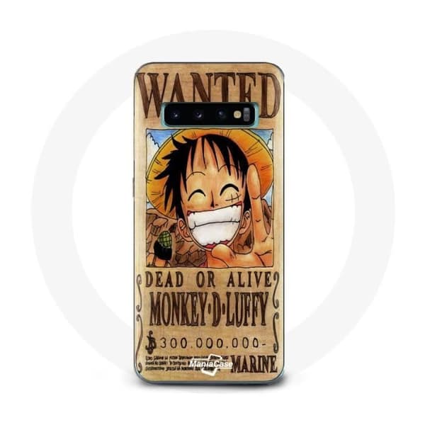 Coque för Samsung Galaxy S10 Plus One Piece wanted Luffy