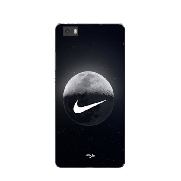 Coque - Maniacase - Huawei P8 Lite - Mjuk - Svart - Nike månmönster