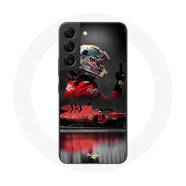 Coque för Samsung Galaxy S22 Formel 1 Sebastian Vettel F1-förare Röd