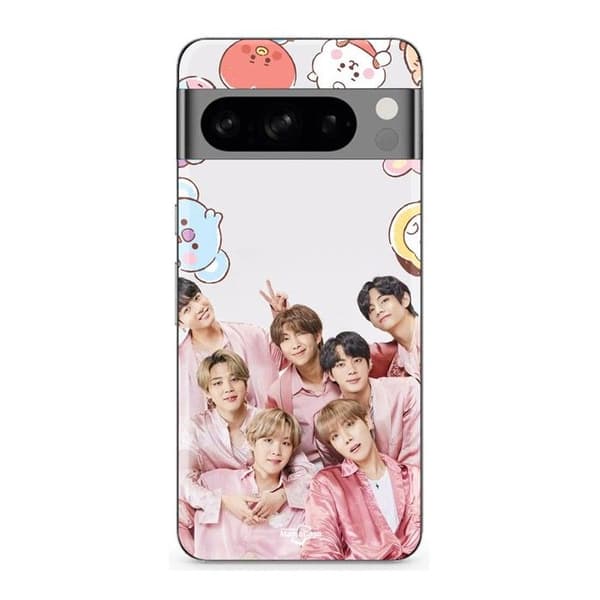 Kuori Google Pixel 8 Pro Kpop BTS Roselle svart