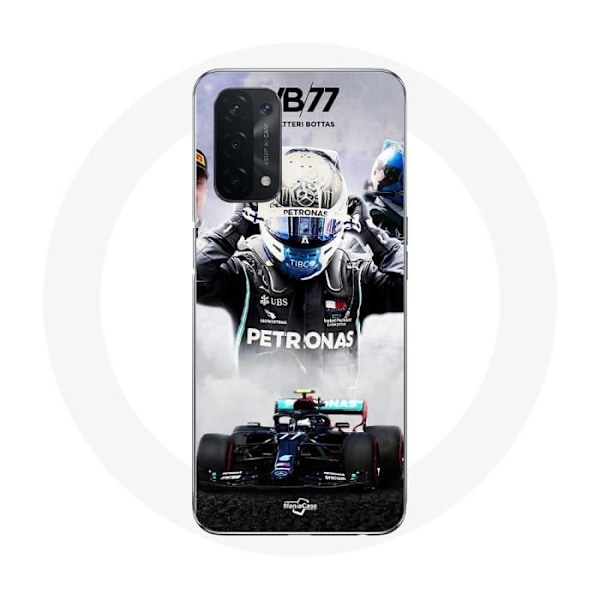 Coque för Oppo A54 5G Formel 1 Valtteri Bottas F1-förare Svart