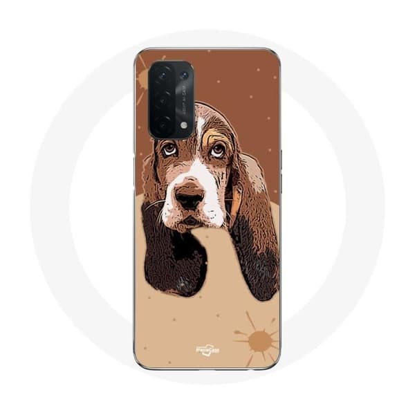 Coque för Oppo A54 5G Basset Hound hund ansikte