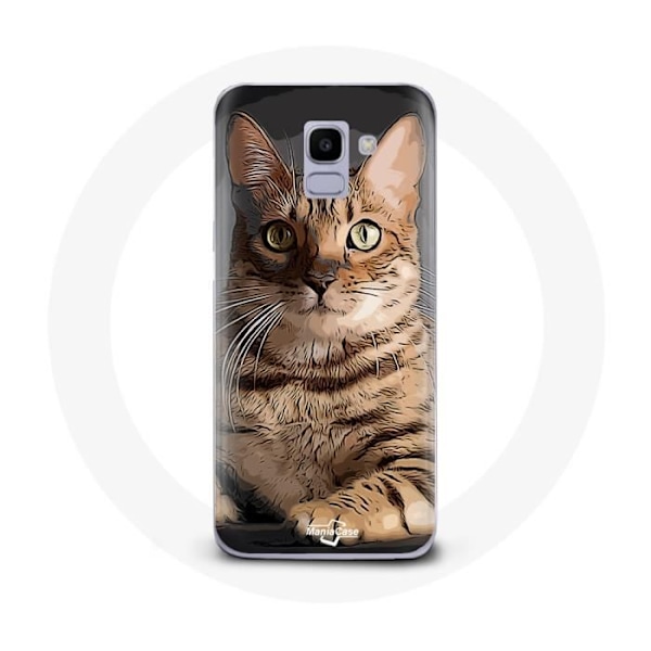 Coque för Samsung Galaxy J6 2018 Bengal kattlopp