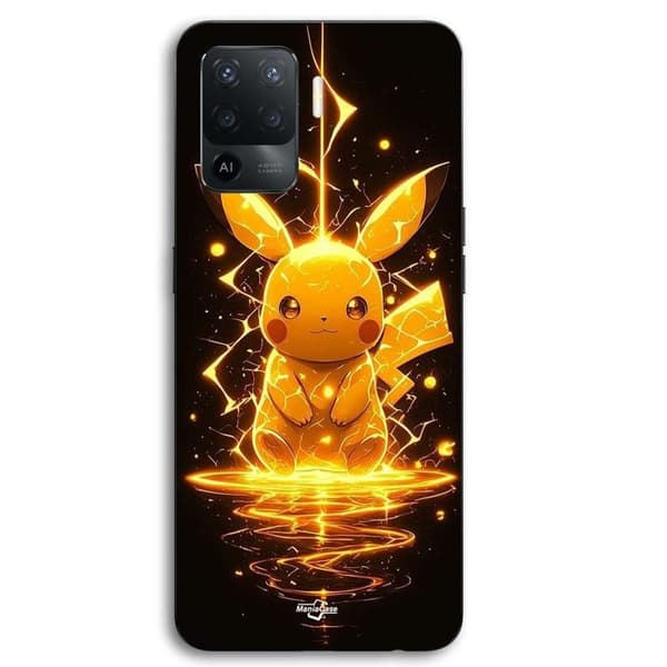 Fodral För Oppo A94 Pikachu Eclair Maniacase Svart