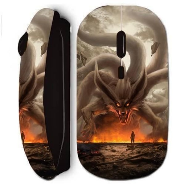 Svart trådlös mus maniacase Naruto Kurama