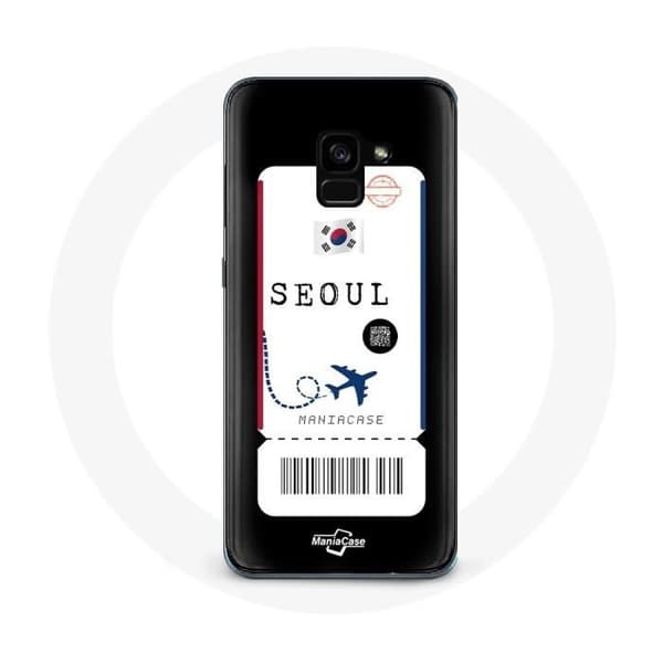 Cover til Samsung Galaxy A8 Plus Flybillet Seoul Sydkorea