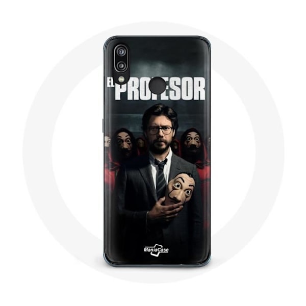 Skydd till Huawei P20 Lite - La Casa De Papel - El Profesor - Flexibel - Svart - Mobilskydd