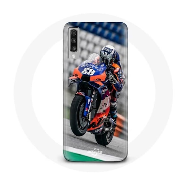 Coque - Maniacase - Samsung Galaxy A70 - Miguel Oliveira Moto GP 88 - Silikon - Mjuk svart