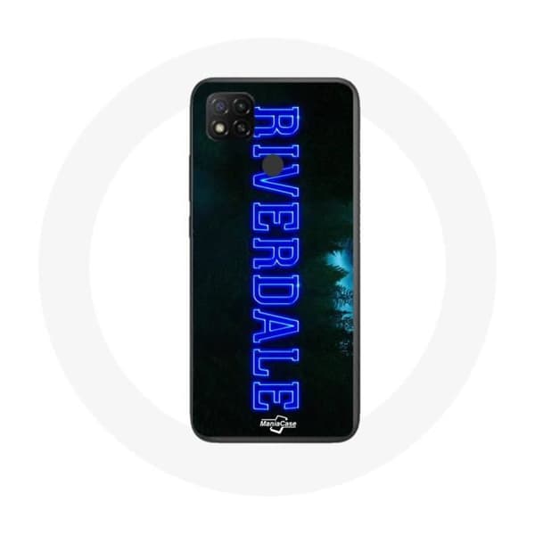 Coque - Maniacase - Xiaomi Redmi 9C - Blød - Riverdale Logo - Blå Blå