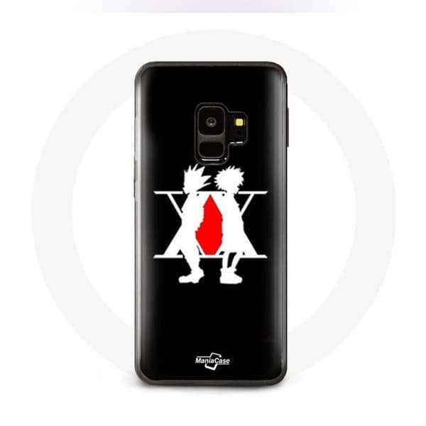 Coque - Hunter x Hunter - Samsung Galaxy S9 - Hård - Sort - Manga Logo Svart