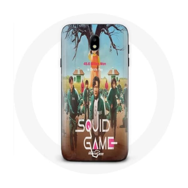 Coque - MANIACASE - Samsung Galaxy J3 2017 - Blød - Squid Game Mønster - Beskyttelse