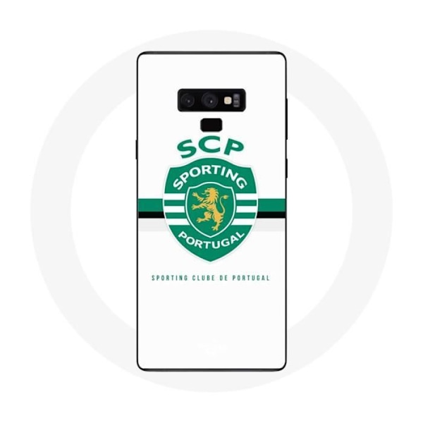 Coque Samsung Galaxy Note 9 scp Sporting Portugal vit bakgrund