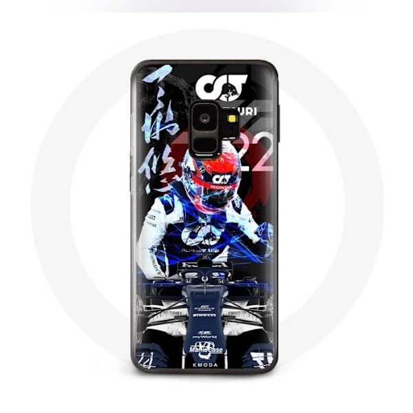 Skal för Samsung Galaxy S9 Plus Formel 1 Yuki Tsunoda japansk F1-förarförar.