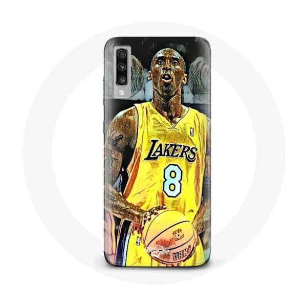 Coque för Samsung Galaxy A50 Kobe Bryant Dunk Lakers 8 NBA Svart