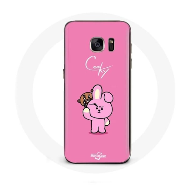 Coque för Samsung Galaxy S6 BTS Bangtan Sonyeondan BT21 Shooky Suga och Cooky Jungkook