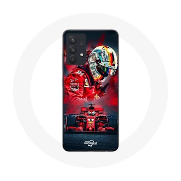 Coque Samsung Galaxy A13 5G Formule 1 Sebastian Vettel F1-förare Röd
