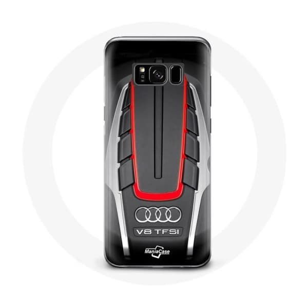 Samsung Galaxy S8 plus Audi S8 Logo punainen kuori