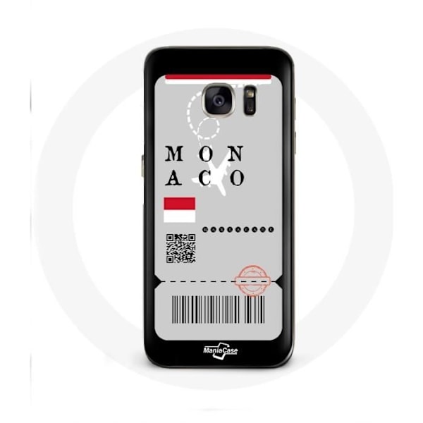 Coque Samsung Galaxy S7 Flygplansbiljett Monaco
