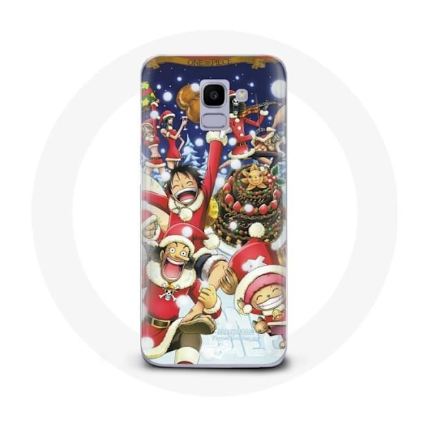 Coque för Samsung Galaxy J6 2018 One Piece Juldag Anime Manga