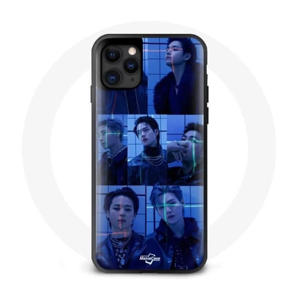 Coque - BTS - Iphone 11 Pro Max - Silikoni - Pehmeä - Musta Svart