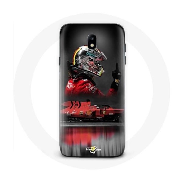 Skydd för Samsung Galaxy S5 Formel 1 Sebastian Vettel F1-förare Röd