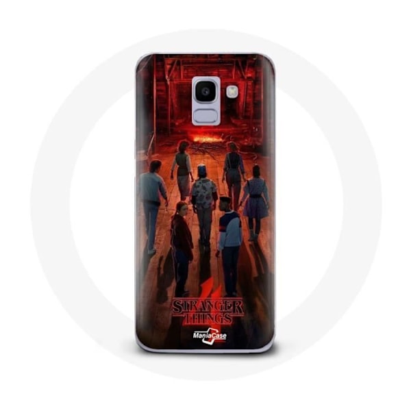 Skydd för Samsung Galaxy A6 2018 Stranger Things Affisch Utrustningar Fan Konst Säsong 4