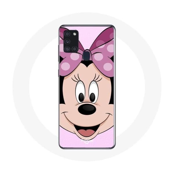 Coque Samsung Galaxy A21S Minnie Mouse Tecknad rosa