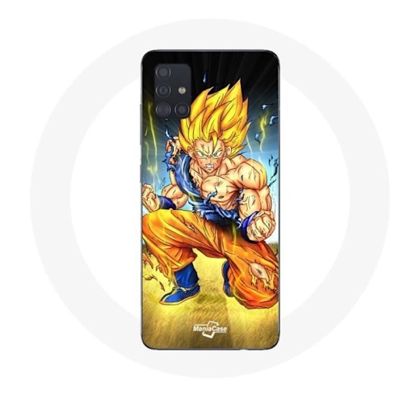 Coque - Maniacase - Samsung Galaxy A51 5G - Son Goku - Skydd - Mjuk Svart