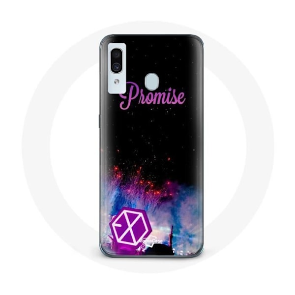 Coque för Samsung Galaxy A20e Exo Grupp K-pop Logotyp Sång Löfte