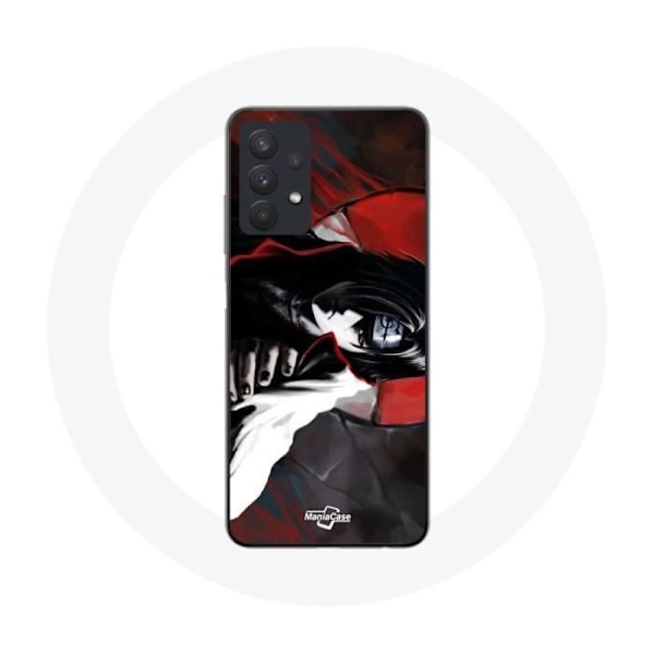 Coque för Samsung Galaxy A32 5G Itachi Uchiwa Naruto Manga Affisch