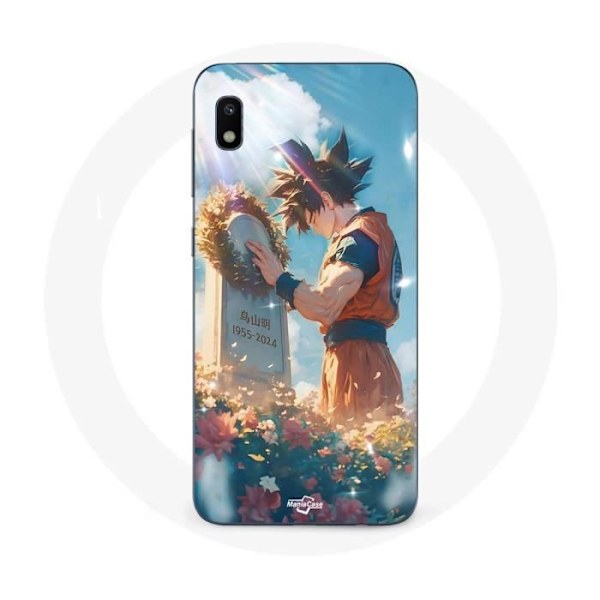 Coque Maniacase för Samsung Galaxy A10 Akira Toriyama Son Goku Tombe