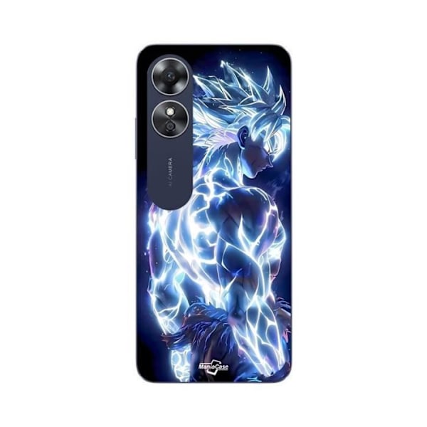 Coque Oppo A17 Dragon Ball Z Goku Ultra Instinct glänsande Maniacase