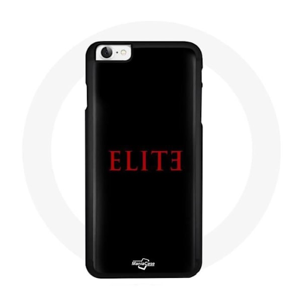 Coque - Elite - Iphone 5 - Mjuk - Röd Logotyp - Svart Skydd röd svart