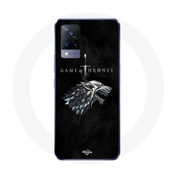Telefonfodral - Game Of Thrones - Vivo v21 5G - Svart - Flexibelt - House Stark