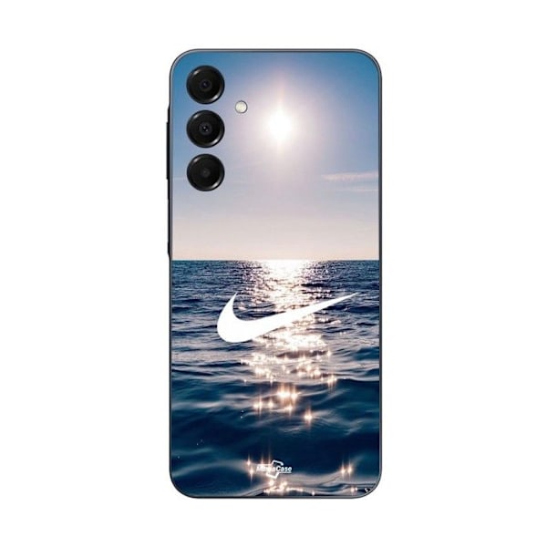 Coque - Nike - Galaxy A16 - Silikon - Mjuk - Vit logotyp sol hav Svart