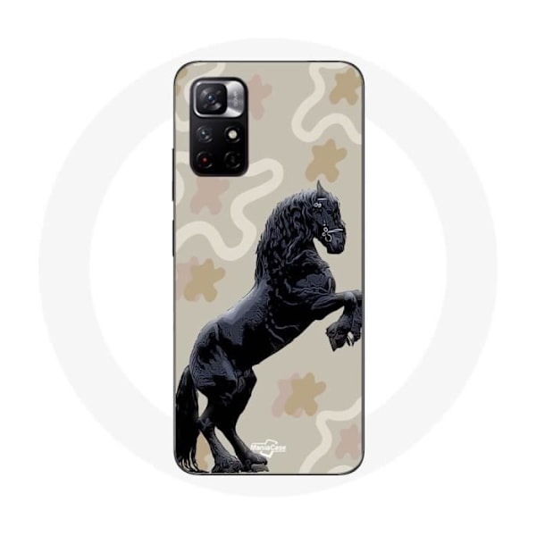 Coque Redmi Note 11 5G Frison Noir Hästtävling