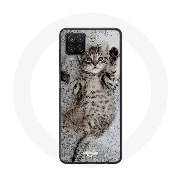 Samsung Galaxy A12 cover bengalsk kat sover