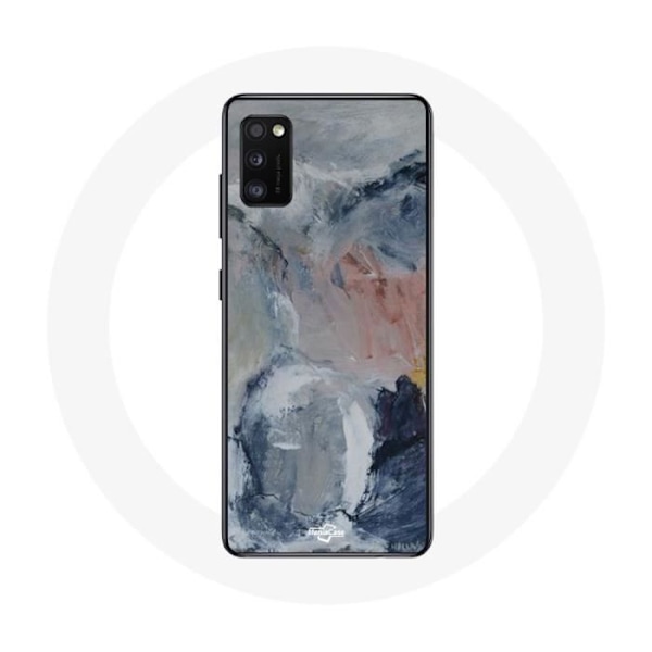 Coque - Samsung - Galaxy A41 - Blød - Abstrakt - Grå Grå