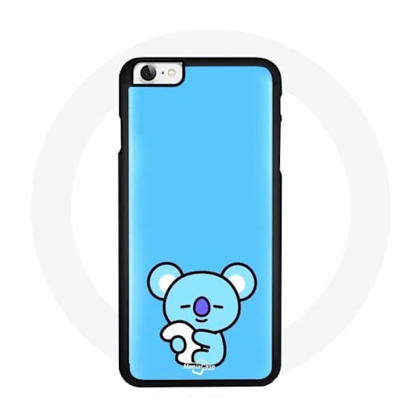 Coque för Iphone 6 Bangtan BTS BT21 Koya RM Blå Bakgrund